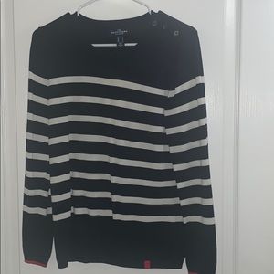 Blue Stripped Sweater Shirt